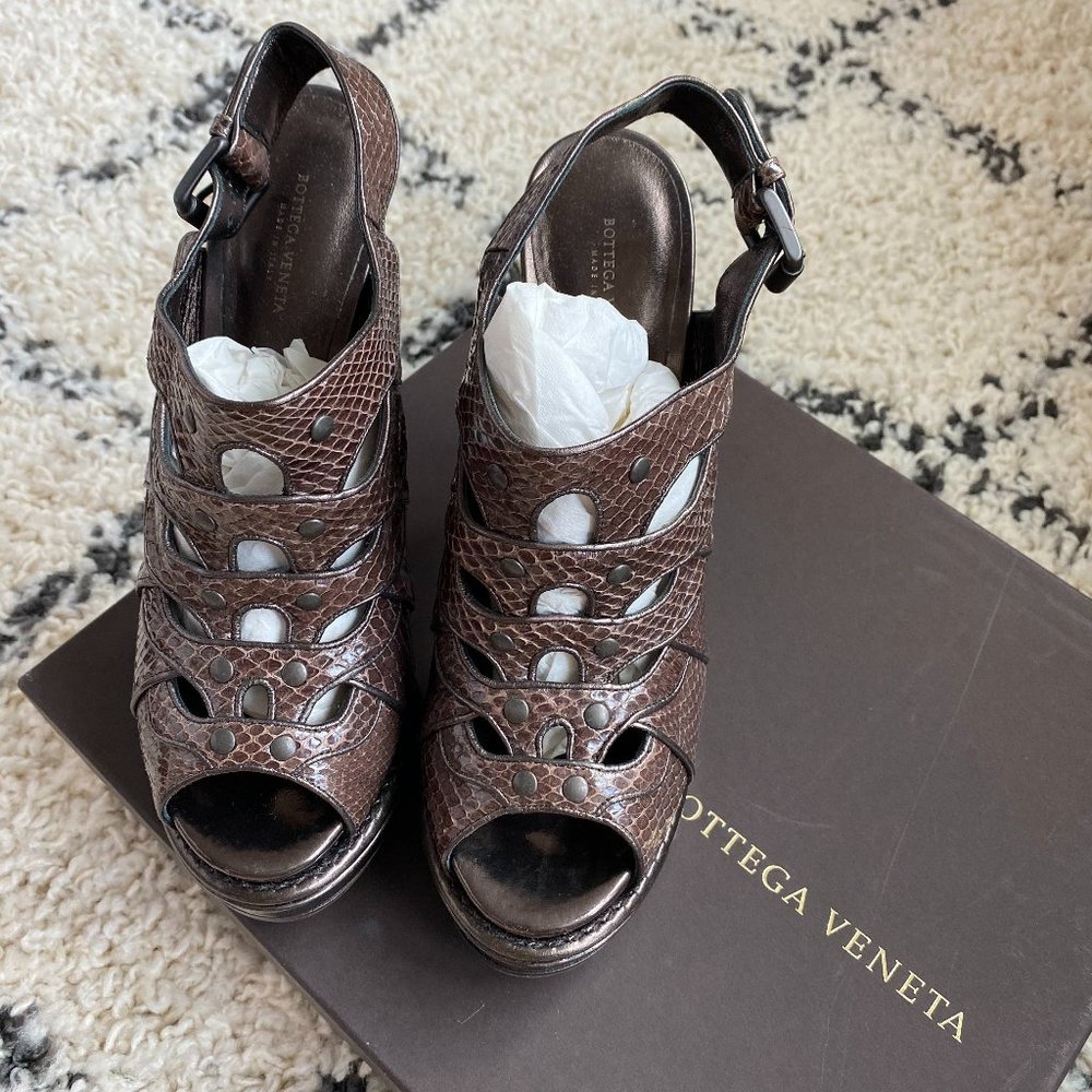Bottega Veneta Platform Sandals (New)